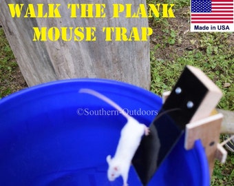 Original Walk The Plank Mouse Trap - Bucket trap - Auto Reset - Rodent Pest Control