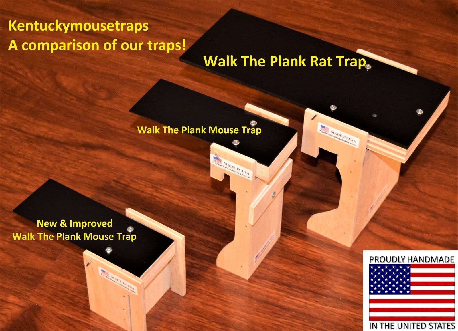 Original Walk the Plank Mouse Trap Bucket Trap Auto Reset Rodent Pest