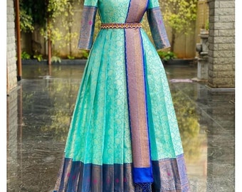 Buy Banarasi Gown Online In India 