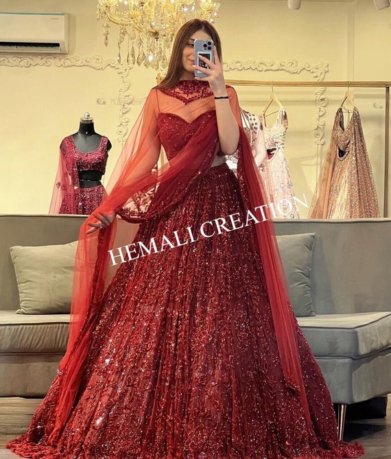 Buy Manish Malhotra Wedding Lehenga Choli Designer Sangeet Dress Bridal Wear  Outfit Indian Reception Lehenga Choli Chaniya Choli Wedding Dress Online in  India -… | Bridal lehenga collection, Indian fashion lehenga, Indian