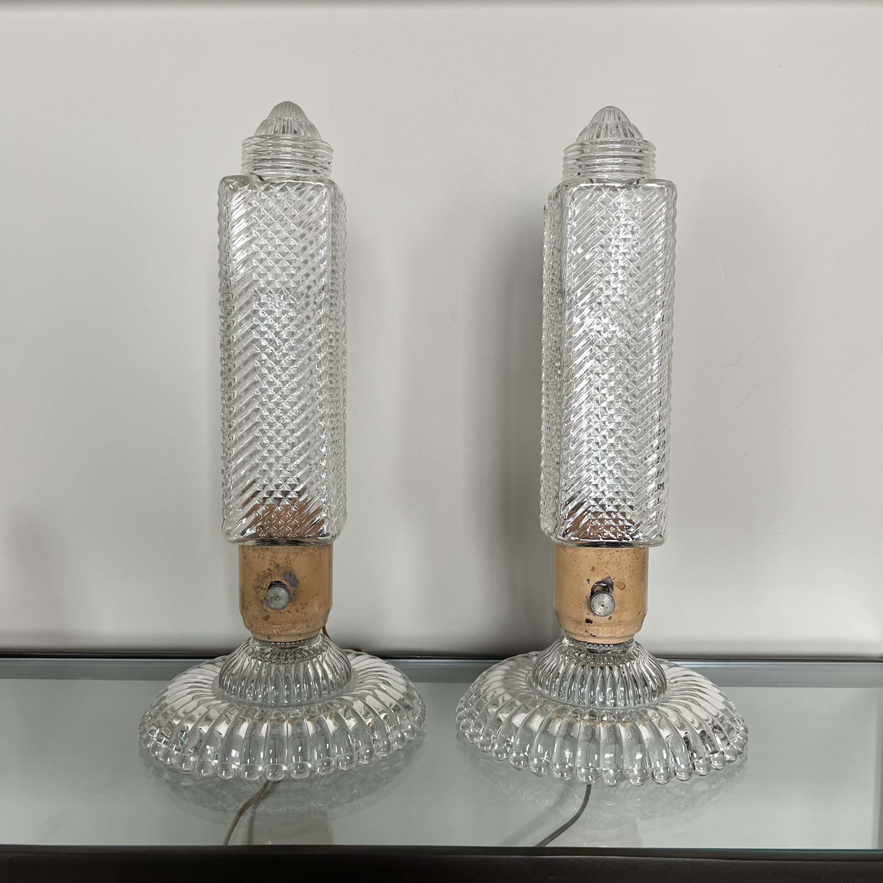 お礼や感謝伝えるプチギフト Vintage of Set Lamps Boudoir Chrysler / Skyscraper Deco Art 家具