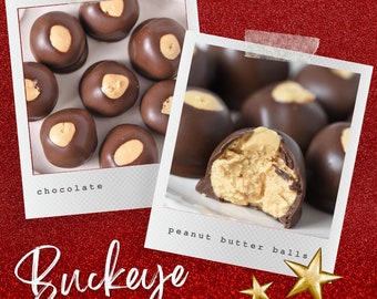 Buckeye Peanut Butter Balls Recipe, Instant Printable Download