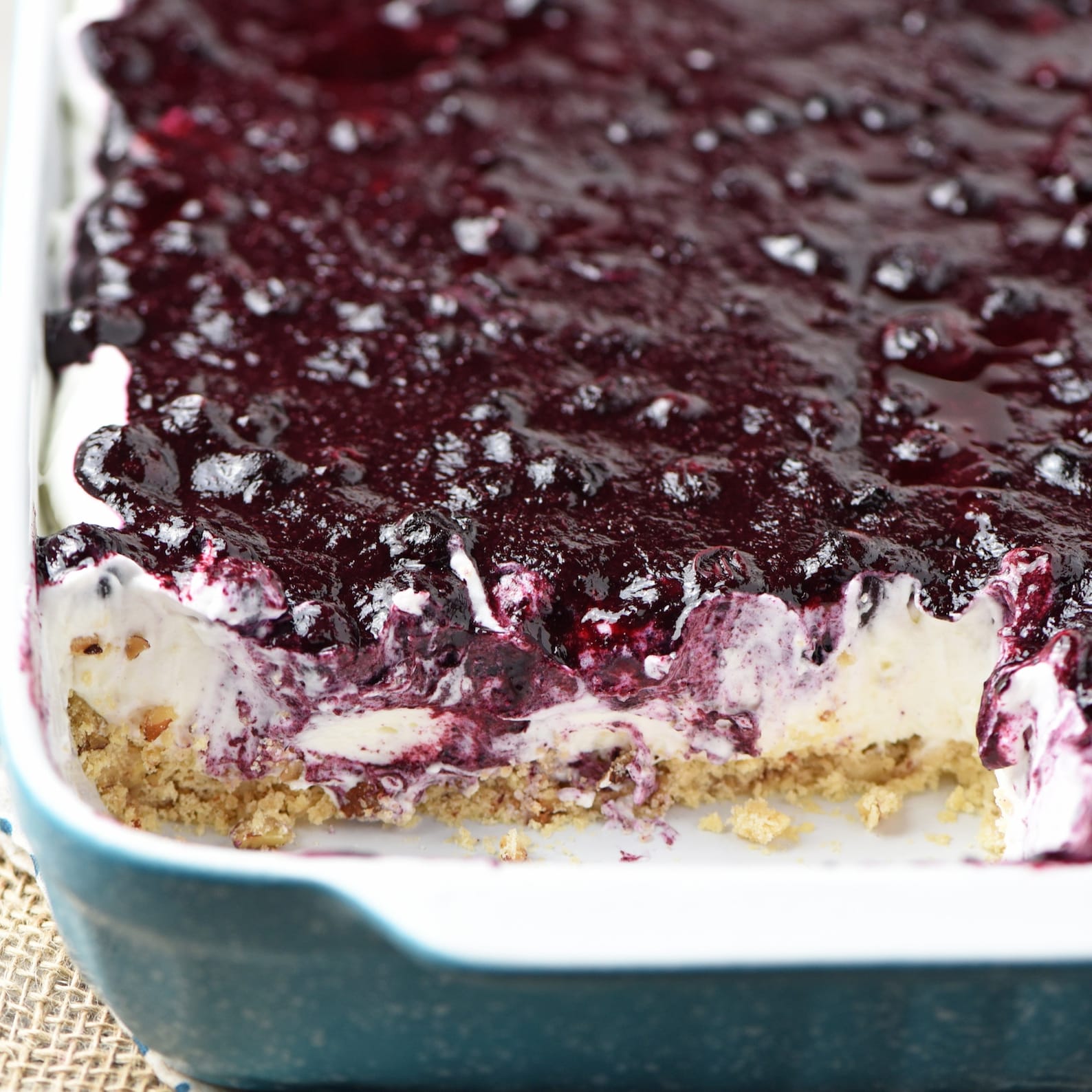 BEST Blueberry Delight Dessert RECIPE Instant Digital Download - Etsy