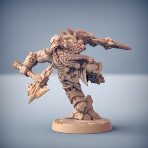 Dwarf Barbarian Reaver  - Artisan Guild Fantasy Dungeons and Dragons Miniature
