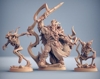 Ork Necromancer Handwerker Gilde Fantasy Dungeons and Dragons Miniature Tabletop