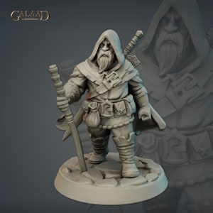 Male Dwarf A - Fighter / Ranger  - Galaad Miniatures - Dungeons and Dragons