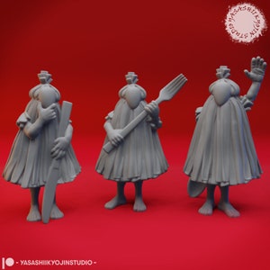 9x Chwinga - Yasashii - Monster Dungeons and Dragons 32 mm Fantasy D&D