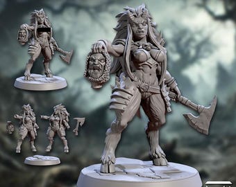 Mandriarg Beastman Goatman Pinup SFW - Artisan Guild - Dungeons and Dragons
