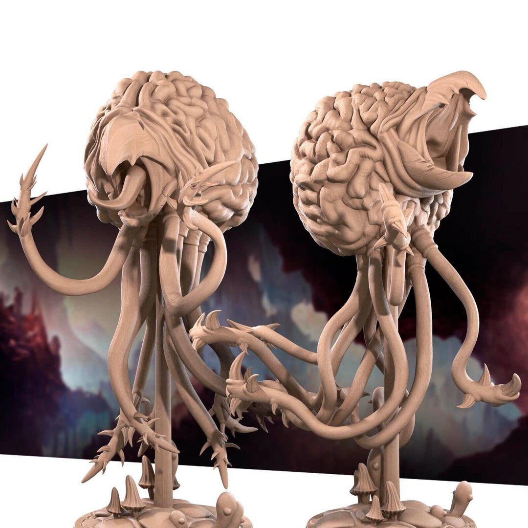 Grells - Monster - Bite the Bullet - Dungeons and Dragons - Etsy UK