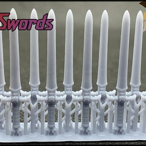 10x Knightly Templar Power Swords - Marine bits War gaming Sci-Fi Custom