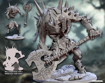 Hobabish Epic Goatman Barbarian Beast Boss Artisan Guild - Dungeons and Dragons