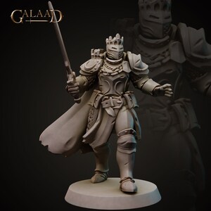 King Knight B - Galaad Miniatures - Dungeons and Dragons