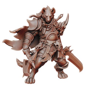 Gnoll Matriarch Champion - Dungeons and Dragons - Fantasy Miniature Tabletop