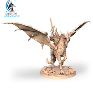 Mounted Vampiric Knight - Signum Games - Fantasy Dungeons and Dragons Mini
