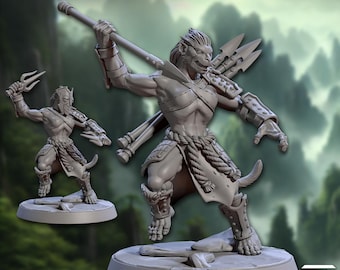 Monkey Monk - Vanara Javelin Thrower - Artisan Guild - Dungeons and Dragons