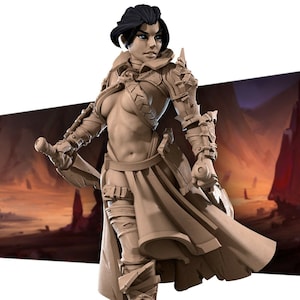 Lilith - Pinup Rogue Assassin - Bite the Bullet Fantasy D&D Miniature