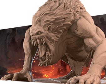 Yeenoghu Feral Beastial Demon - Bite the Bullet - Dungeons & Dragons 35mm