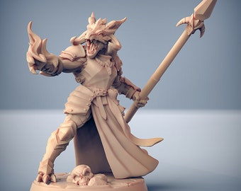 Dragonborn E - Artisan Guild - Fantasy Dungeons and Dragons Miniature Tabletop