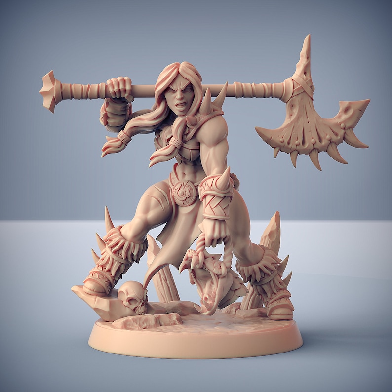 Miniatura Conan – Barbarian Sword Hero Per Dungeons And Dragons – Artisan Guild