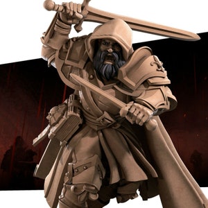 Robert - Human Fighter Rogue - Bite the Bullet - 32mm Fantasy D&D Miniature