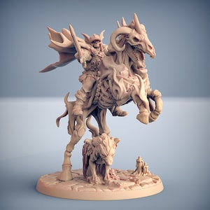 Undead Mounted Hero - Artisan Guild - Fantasy Dungeons and Dragons Miniature