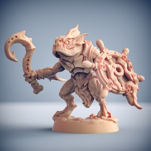 Jurakin Murloc Kua-toa Fisch Artisan Gilde Fantasy Dungeons and Dragons Miniature