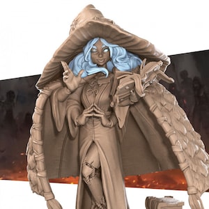 Magi - Witch / Wizard / Sorcerer - Bite the Bullet - 32mm Fantasy D&D Miniature