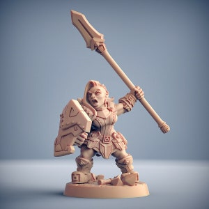 Dwarf Oathbreaker Fighter - Artisan Guild Fantasy Dungeons and Dragons Miniature