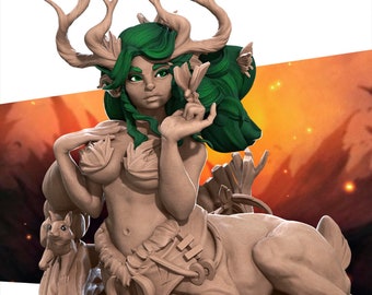 Centaur / Dryad - Pinup - Bite the Bullet - Fantasy Dungeons and Dragons Mini