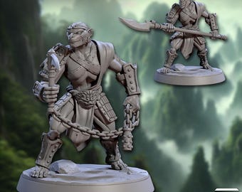 Monkey Monk - Vanara Female Sickle Chain - Artisan Guild - Dungeons and Dragons