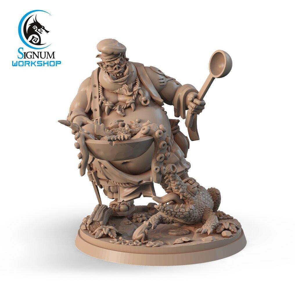Habrar - Cocinero pirata ogro - Signum Games - Mazmorras y dragones de fantasía