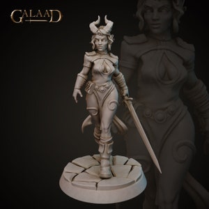 Tiefling Warlock - Mage / Sorcerer - Galaad Miniatures - Dungeons and Dragons