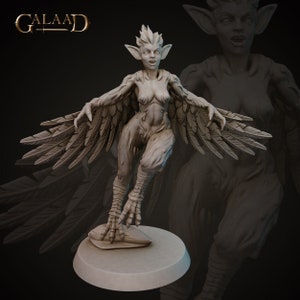 Harpy B - Monster  - Galaad Miniatures - Dungeons and Dragons