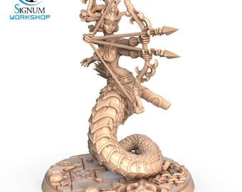 Medusa - 4 Arms Archer Naga Gorgon - Signum Games - Fantasy Dungeons and Dragons