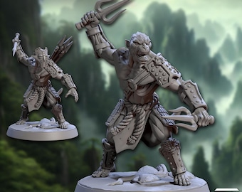 Monkey Monk - Vanara Dual Sai Fighter - Artisan Guild - Dungeons and Dragons