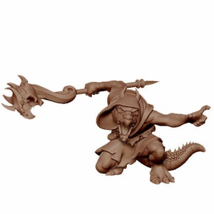 Kobold Caster Wizard - Dungeons and Dragons - Fantasy Miniature Tabletop