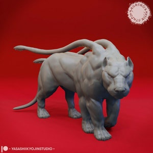Displacer Beast Yasashii  Monster Dungeons and Dragons 32mm Fantasy D&D Roleplay