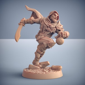 Thief Rogue Assassin B v2 - Artisan Guild Fantasy Dungeons and Dragons Miniature
