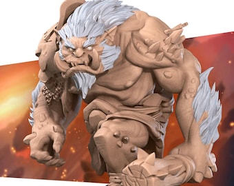 Large Cave Troll - Giant Beast - Bite the Bullet - Dungeons and Dragons 35mm