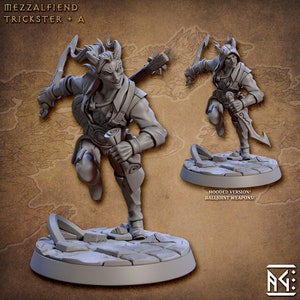 Tiefling Trickster A - Rogue - HOOD - Artisan Guild - Fantasy D&D