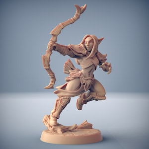 Wood Elf Ranger - Artisan Guild Fantasy Dungeons and Dragons Miniature Tabletop