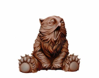 Owlbear Cub 2 - Dungeons and Dragons - Fantasy Miniature Tabletop RPG 32mm