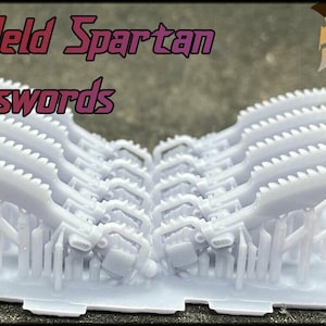 10x Held Spartan Chainsword - Marine bits War gaming Sci-Fi Custom