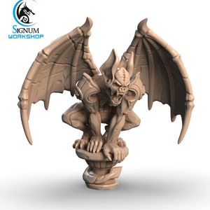 Scenery - Stone Gargoyle - Signum Games - Fantasy Dungeons and Dragons Mini