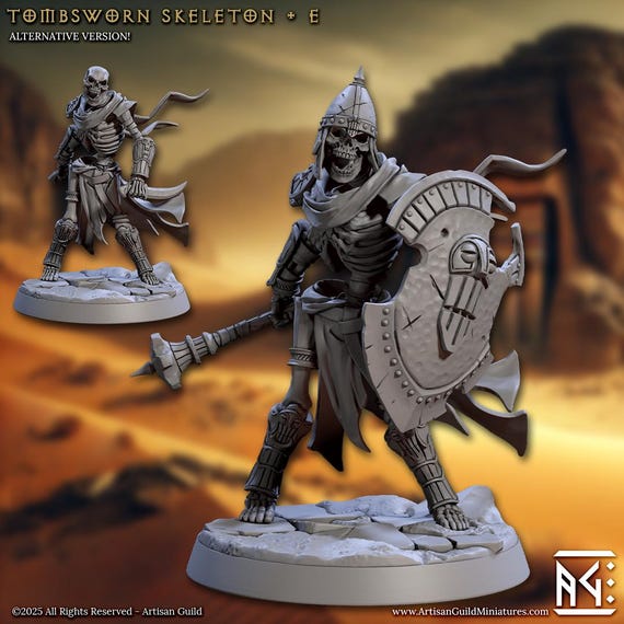 Undead Skeletal Warrior - Skeleton Mace - Artisan Guild - Dungeons