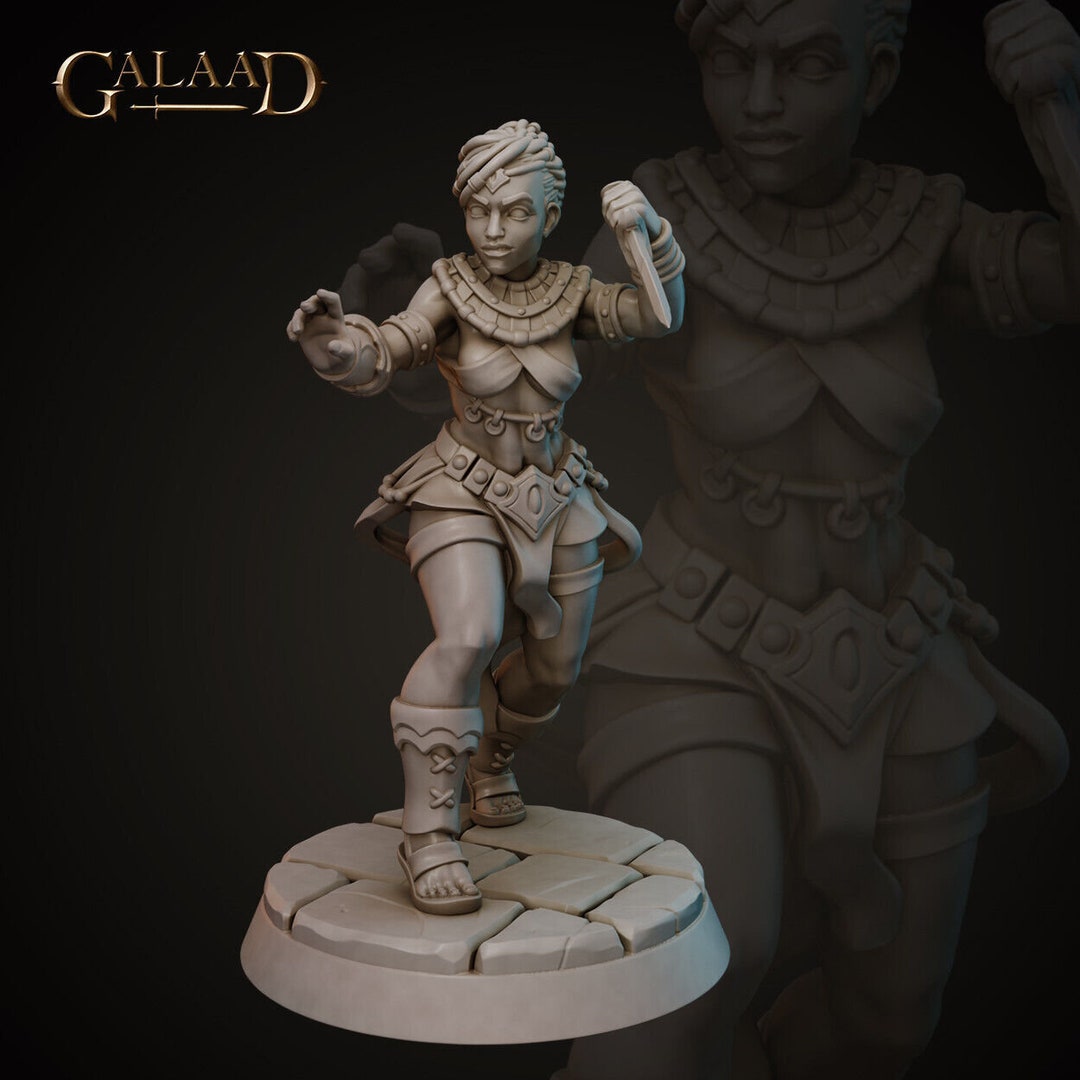 Buy Human Rogue Fighter - Galaad Miniatures - Fantasy Dungeons And Dragons Mini Online In India - Foto 4