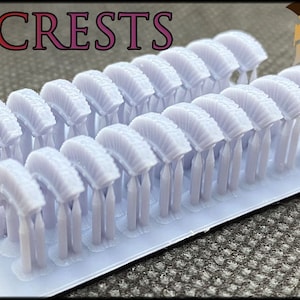 20x Spartan Hoplite Crest - Marine Teile für Kriegsgaming Sci-Fi Custom