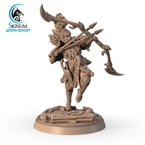 Waldelfe Waldl ufer Bogensch tze Bogen Signum Games Fantasy