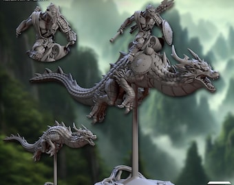 Spiritual Dragon Rider - Monkey Javelin - Artisan Guild - Dungeons and Dragons