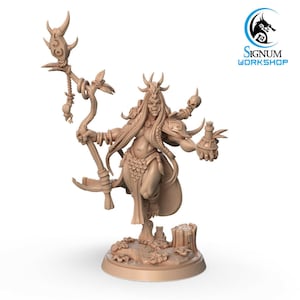 Shazarg, Dark Shaman - Orc - Signum Games - Fantasy Dungeons and Dragons Mini